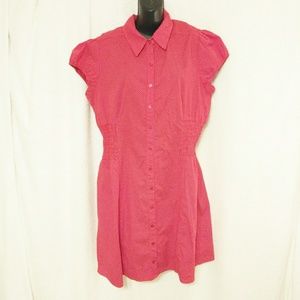 Sam & Max Red and White Poloka Dot Dress 2x